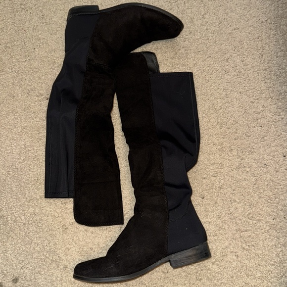 Rampage Izo Faux Suede Boots Size 10 Color Black - Picture 9 of 13